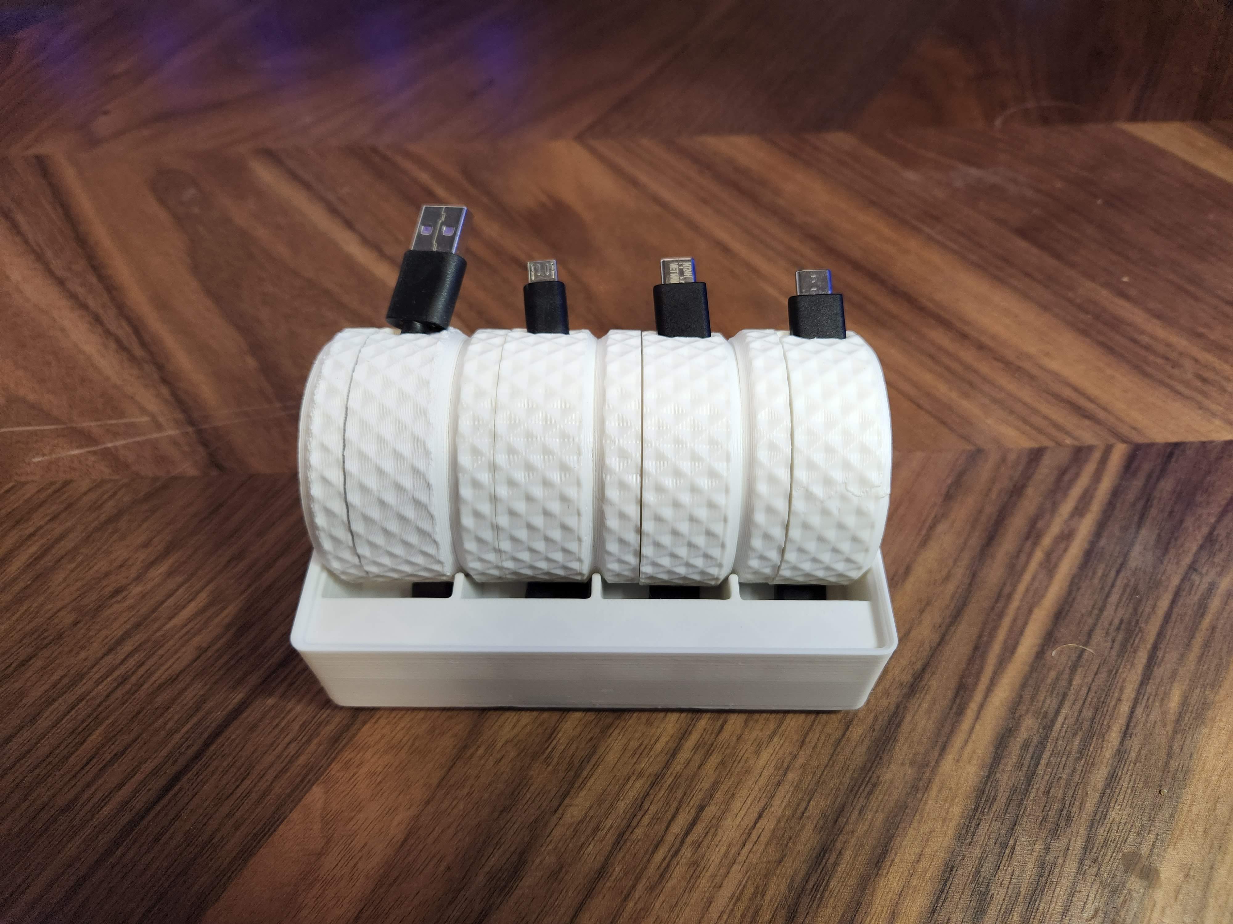 Grifinity Charger Cable Organizer Holder by Riloc Download free STL