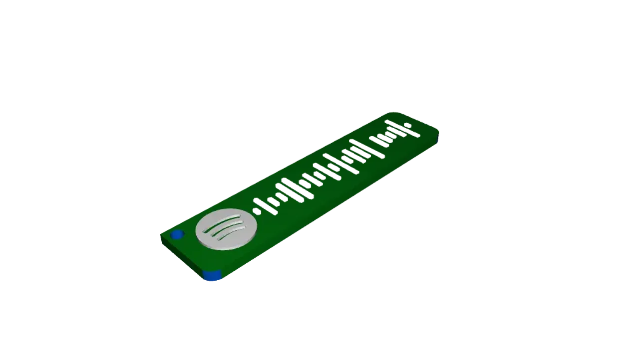 Free STL file Rickroll Spotify code Keychain 🧑‍💻・3D printer model to  download・Cults