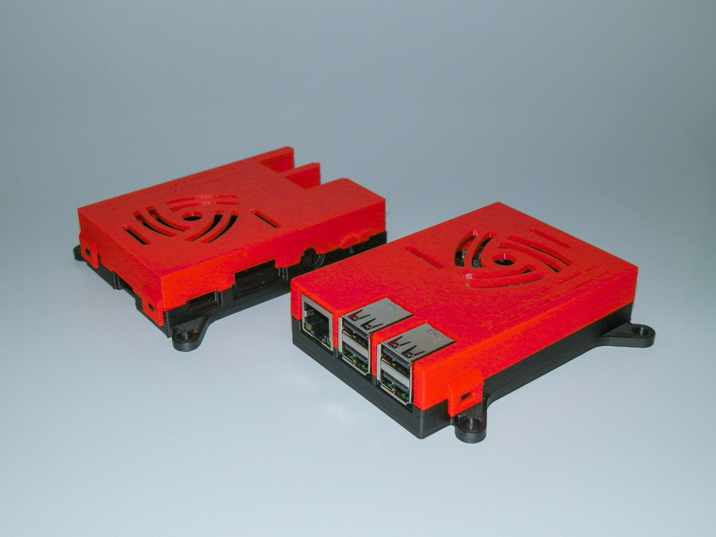 Raspberry Pi 3, Pi 2 - adapted design without screw