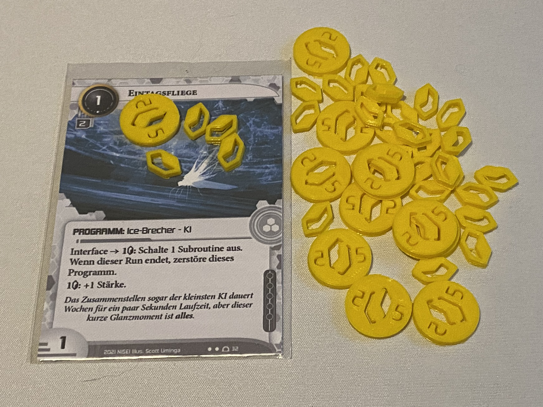 Credit Tokens compatible with Android: Netrunner and Project NISEI