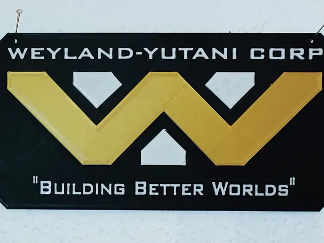 Weyland Yutani (Aliens) Wall Sign