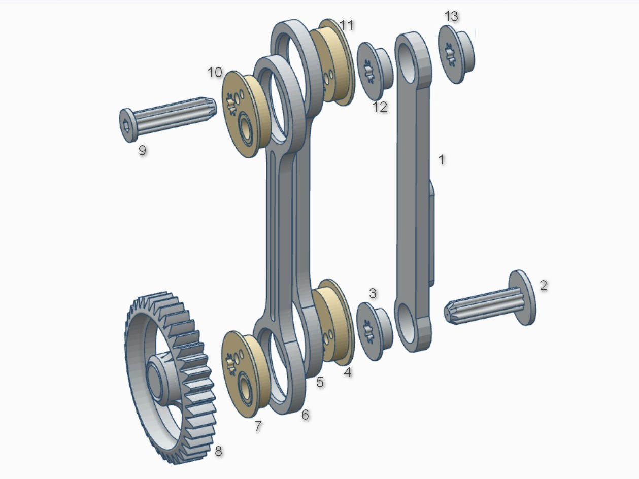 Miniatura 9 do modelo 3D OHC V60 Ultramax Engine