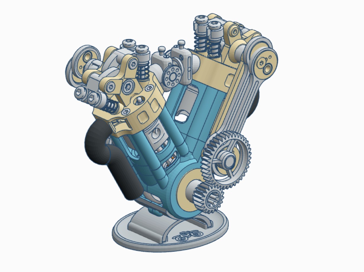 Miniatura 7 do modelo 3D OHC V60 Ultramax Engine