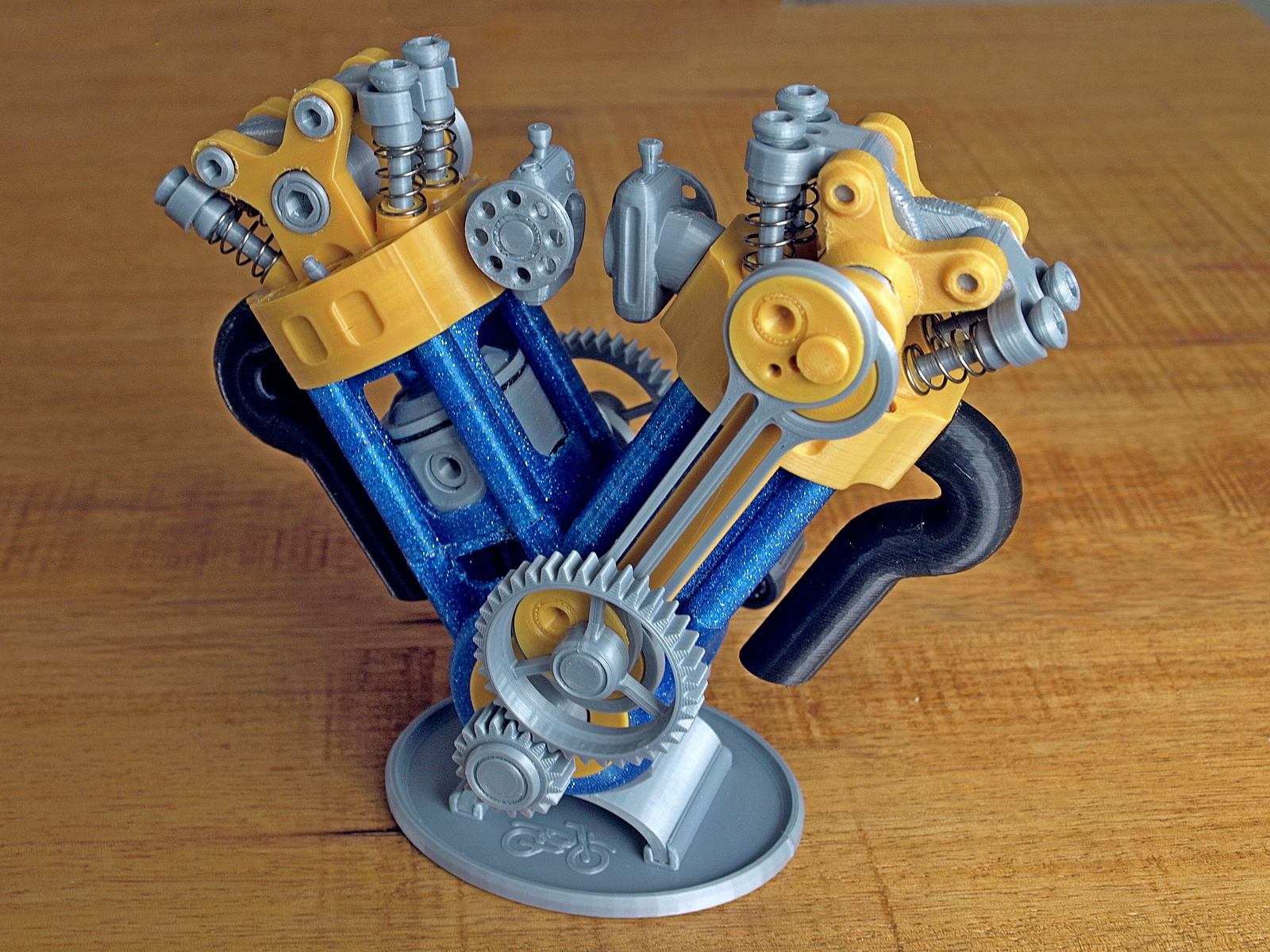 OHC V60 Ultramax Engine 3D model thumbnail