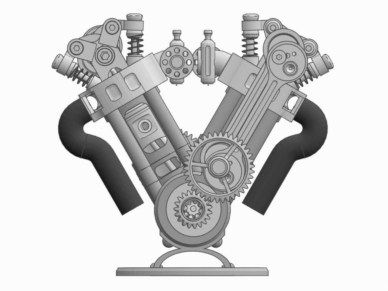 Miniatura 13 do modelo 3D OHC V60 Ultramax Engine