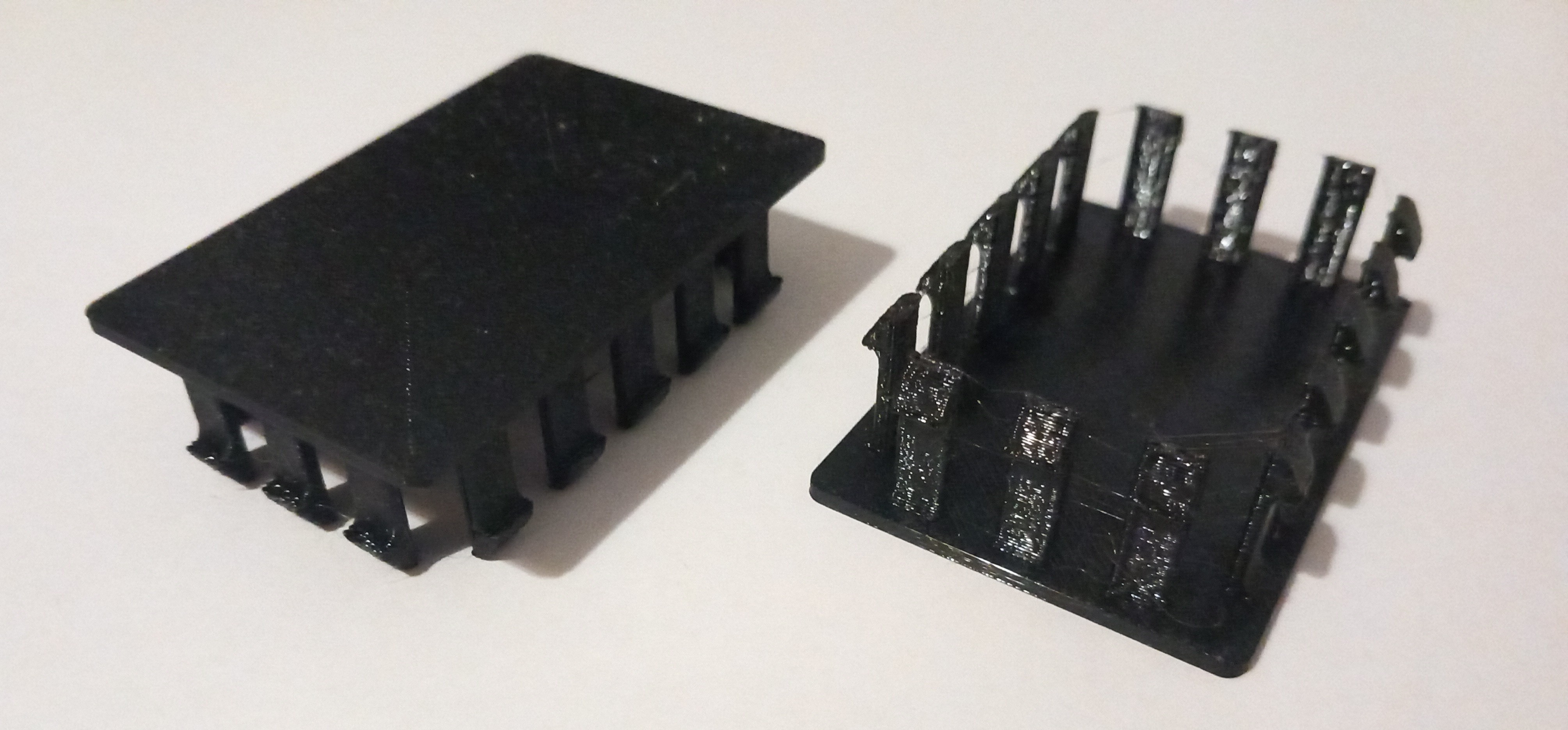 End cap for 60x40x2mm box sections