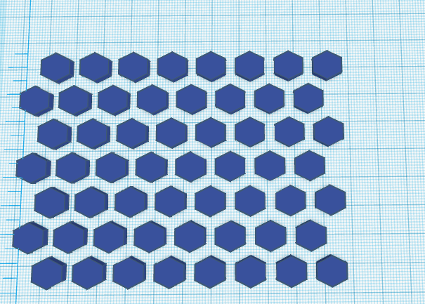 Generic Honeycomb Pattern 10mm with 4mm spacing