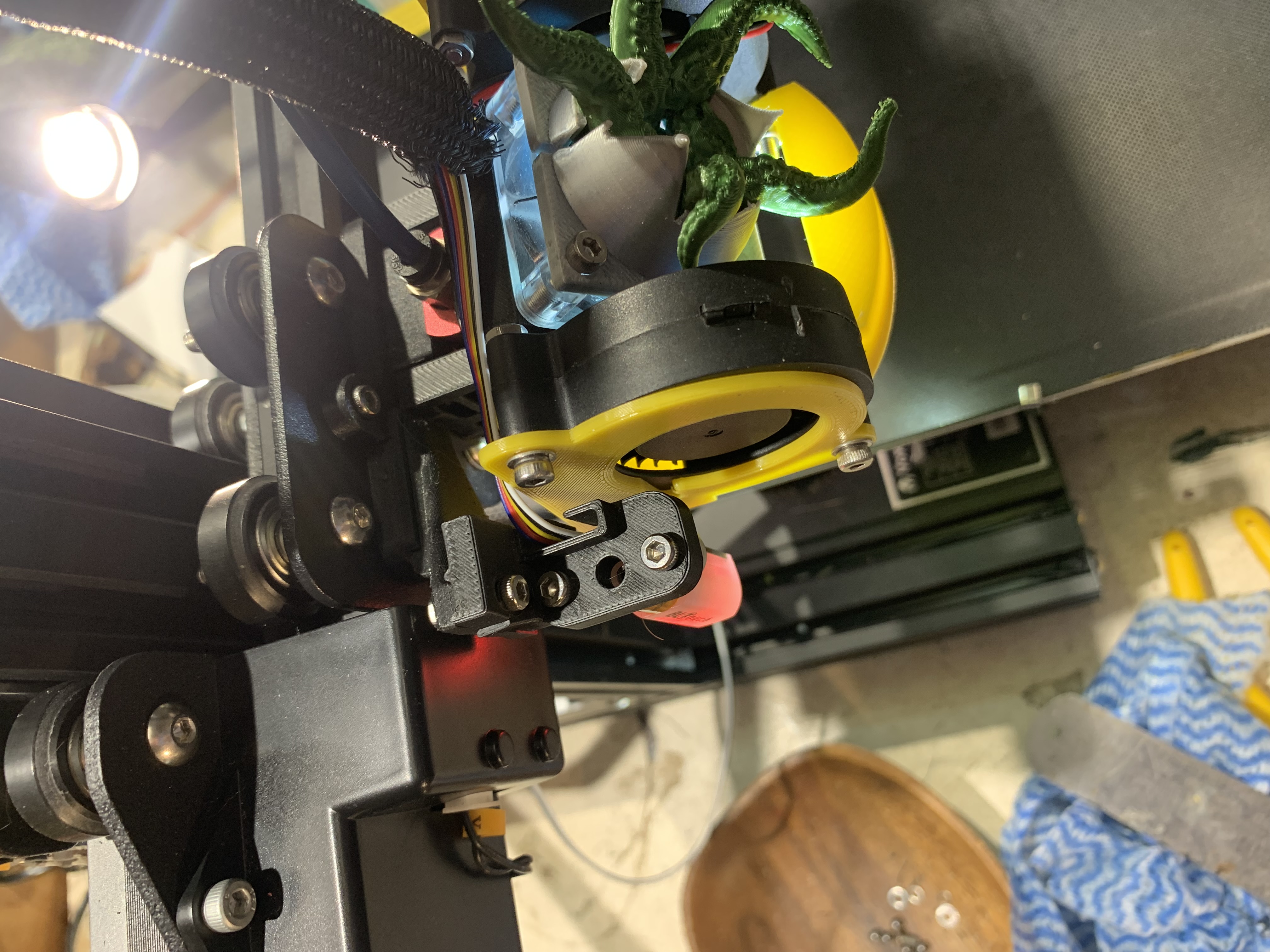 Hero Me Gen 6 Frame Adapter with integrated BL Touch Mount For Voxelab Aquila 3D model thumbnail