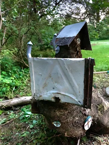 Fairy house smokestack