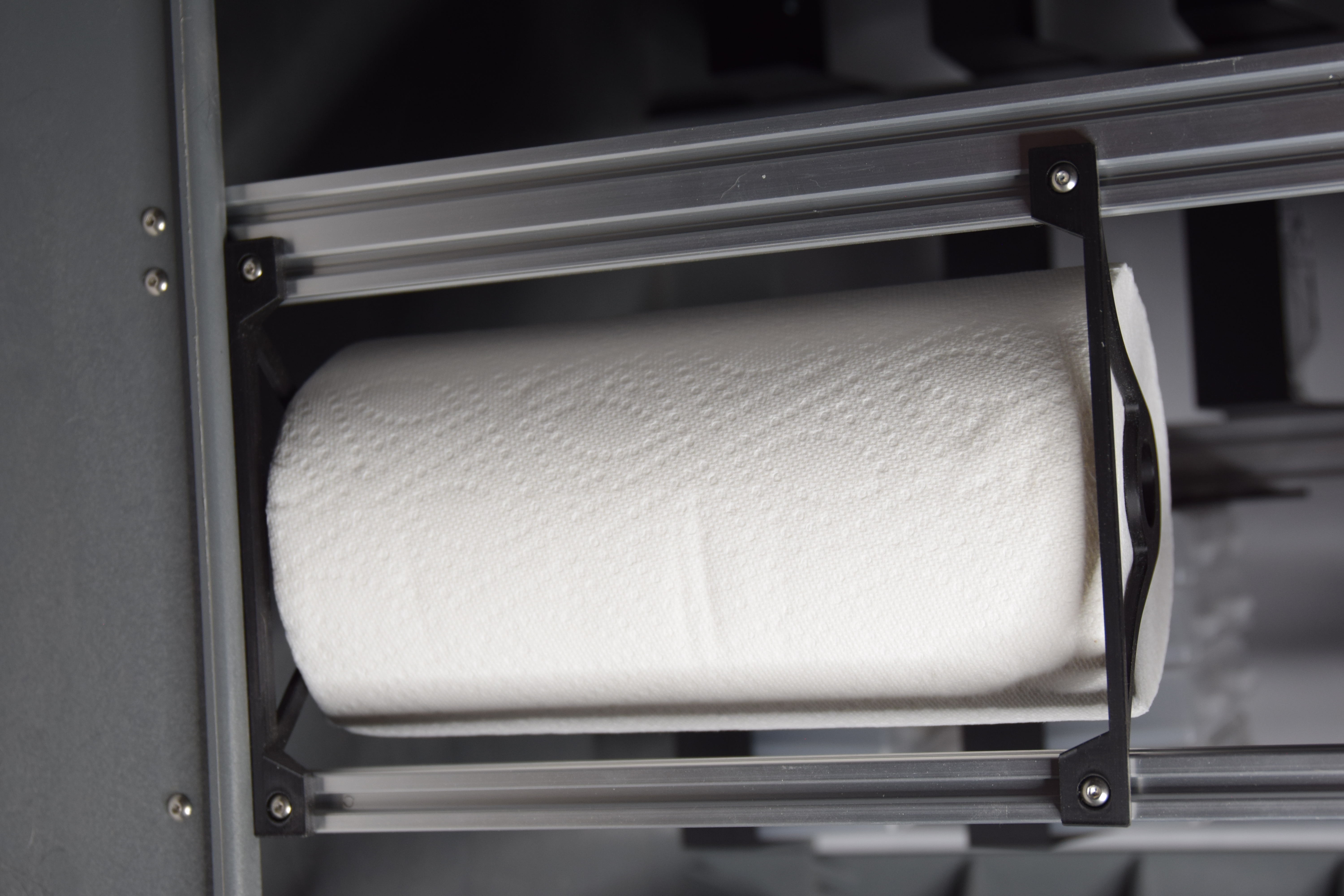 paper towel holder modumount cart system