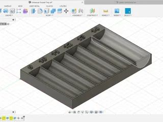 Adjustable Universal Socket Tool Tray by jbrian31 | Download free STL ...