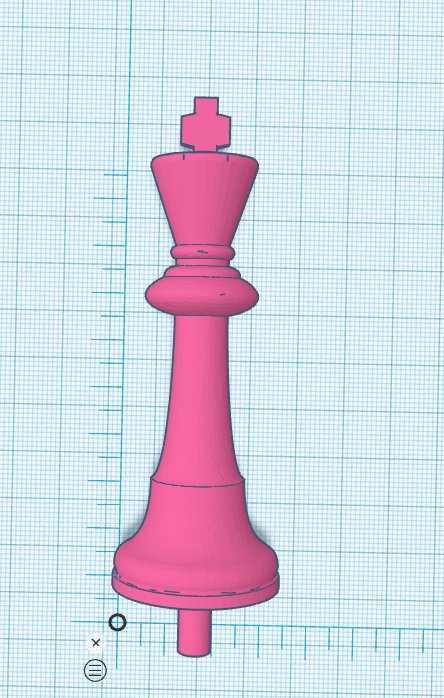 King Chess Piece for Visually Impaired Individuals