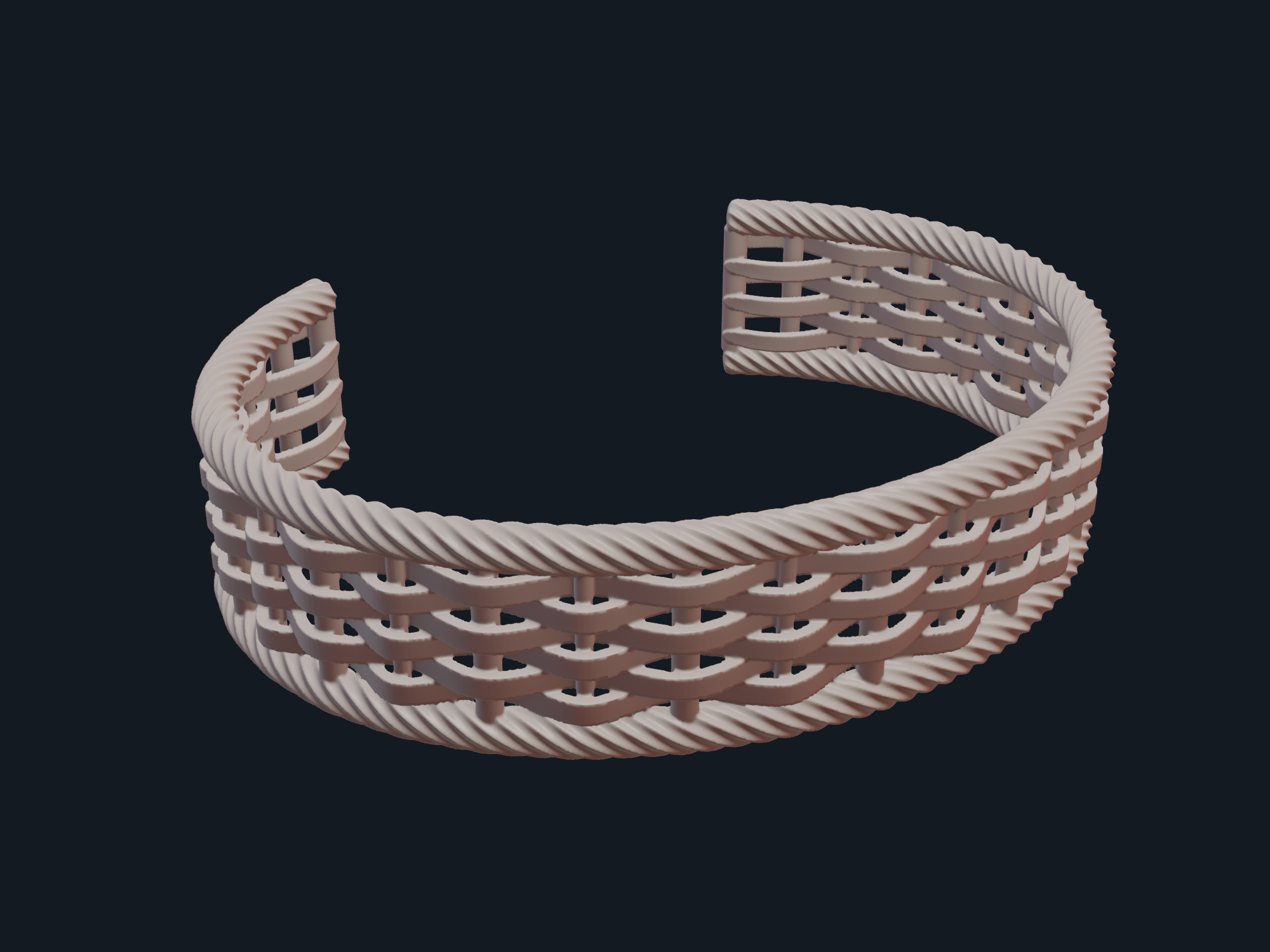 Woven Bangle Armreif
