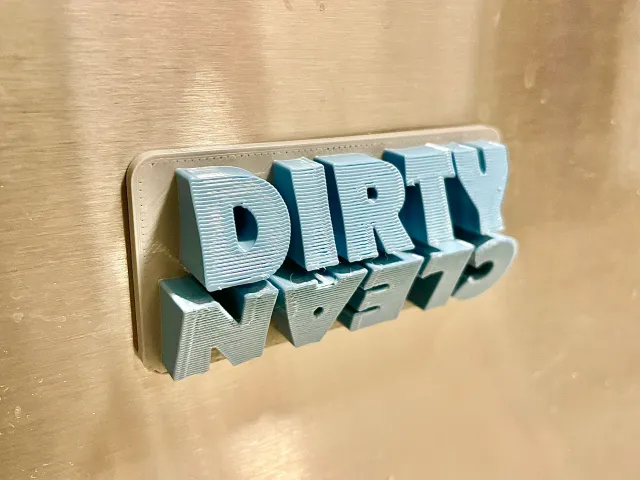 Dishwasher Clean - Dirty magnet indicator