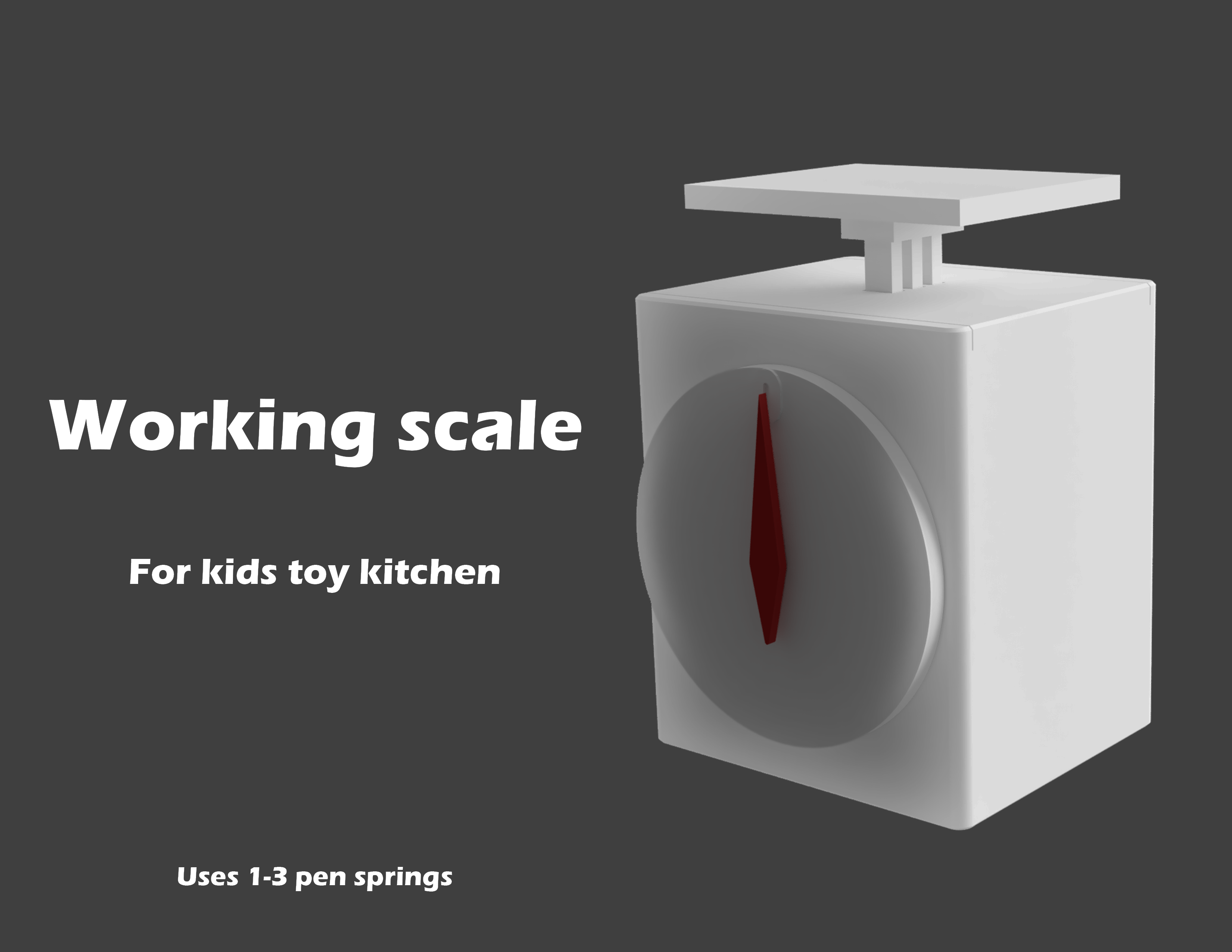 Working toy scale