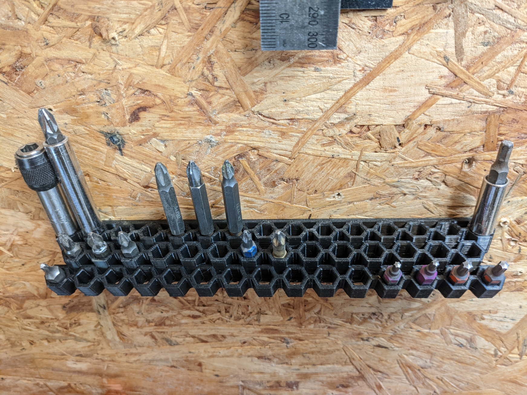 Hex Bit Holder - Wall mounted