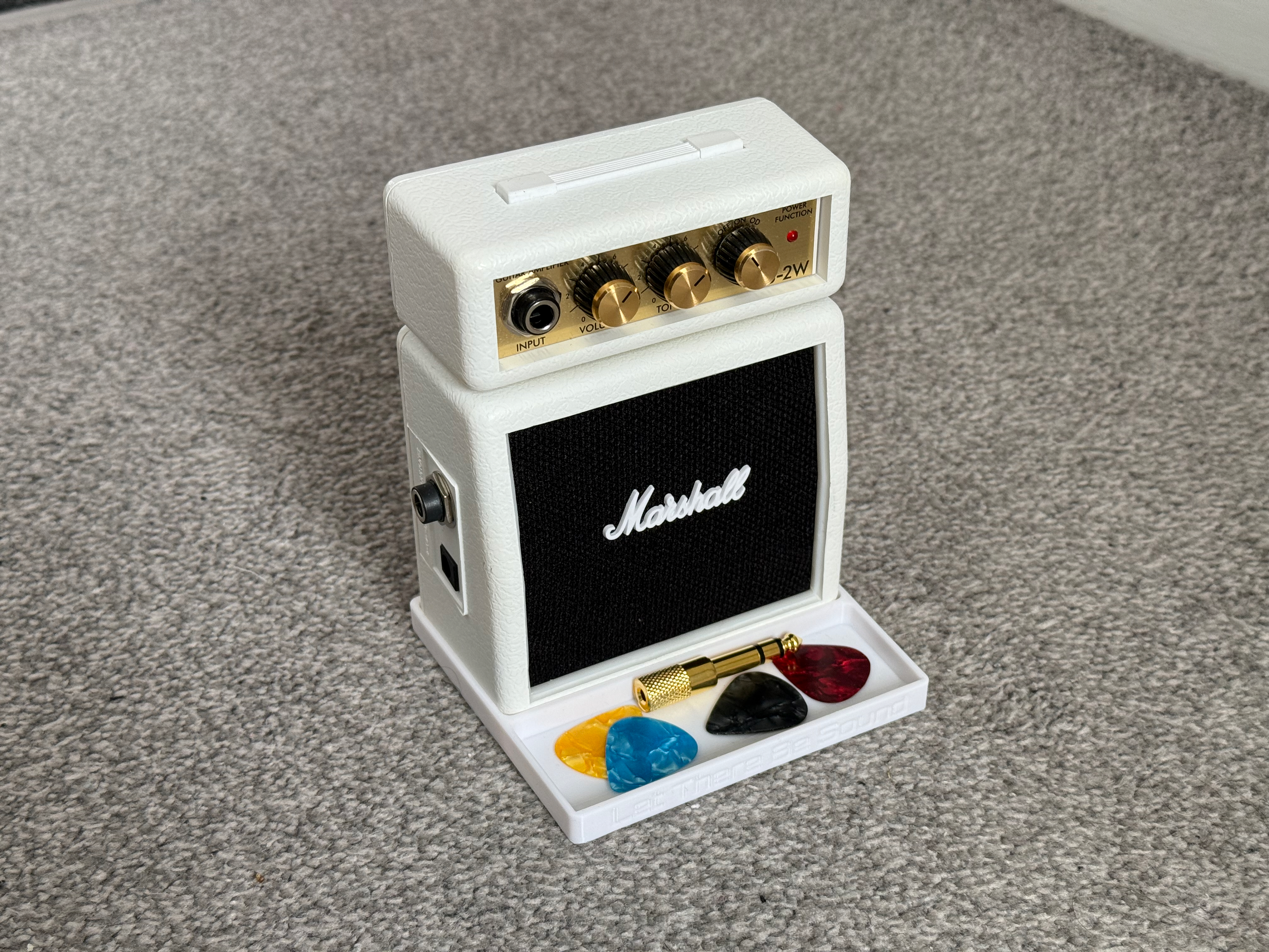Marshall MS-2W Mini Amp & Pick Tray