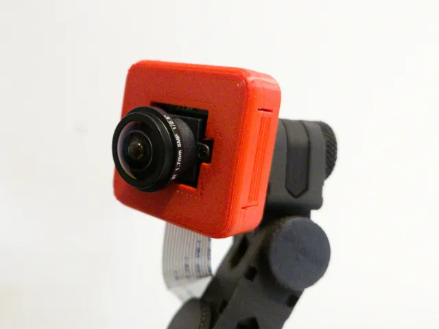 Wide angle raspberry pi came case