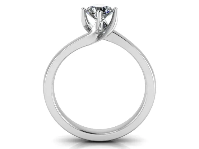 Wave ring setting