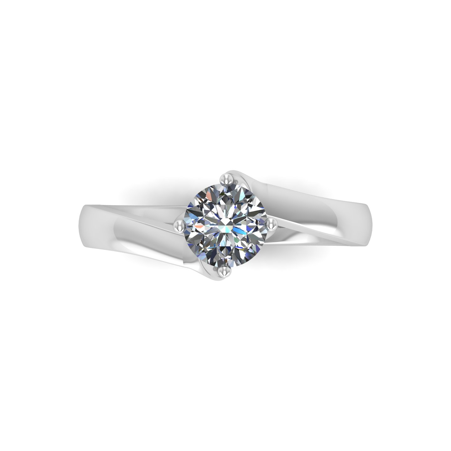 Miniatura 2 do modelo 3D Wave ring setting