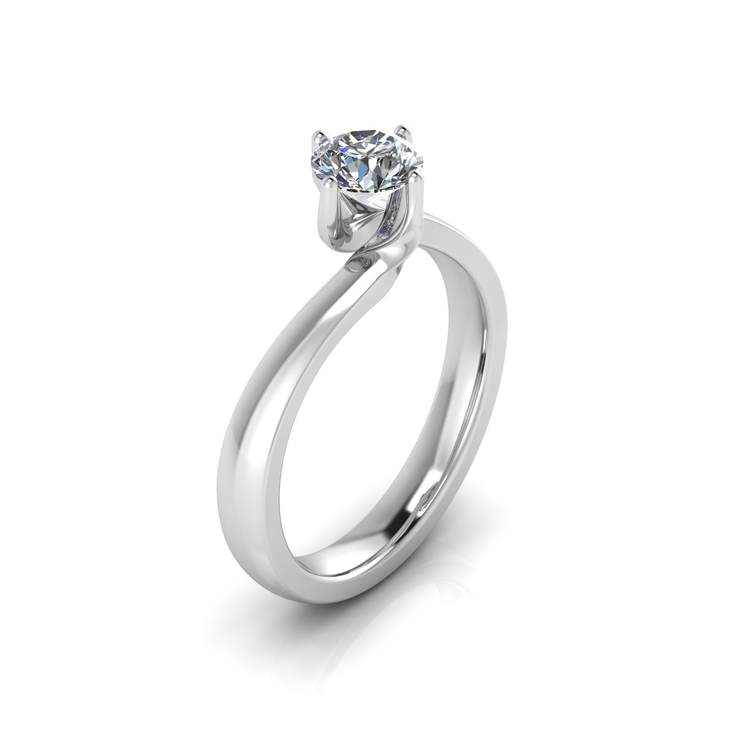 Miniatura 3 do modelo 3D Wave ring setting