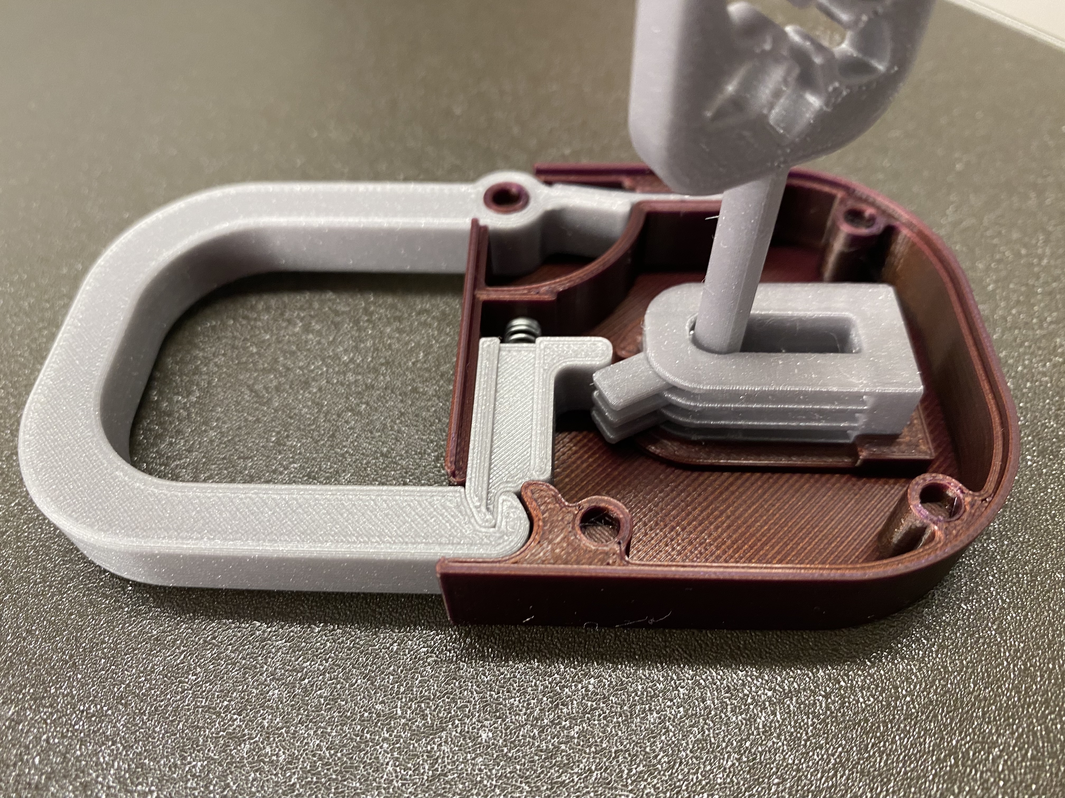 Miniatura 6 do modelo 3D Fully functional Padlock