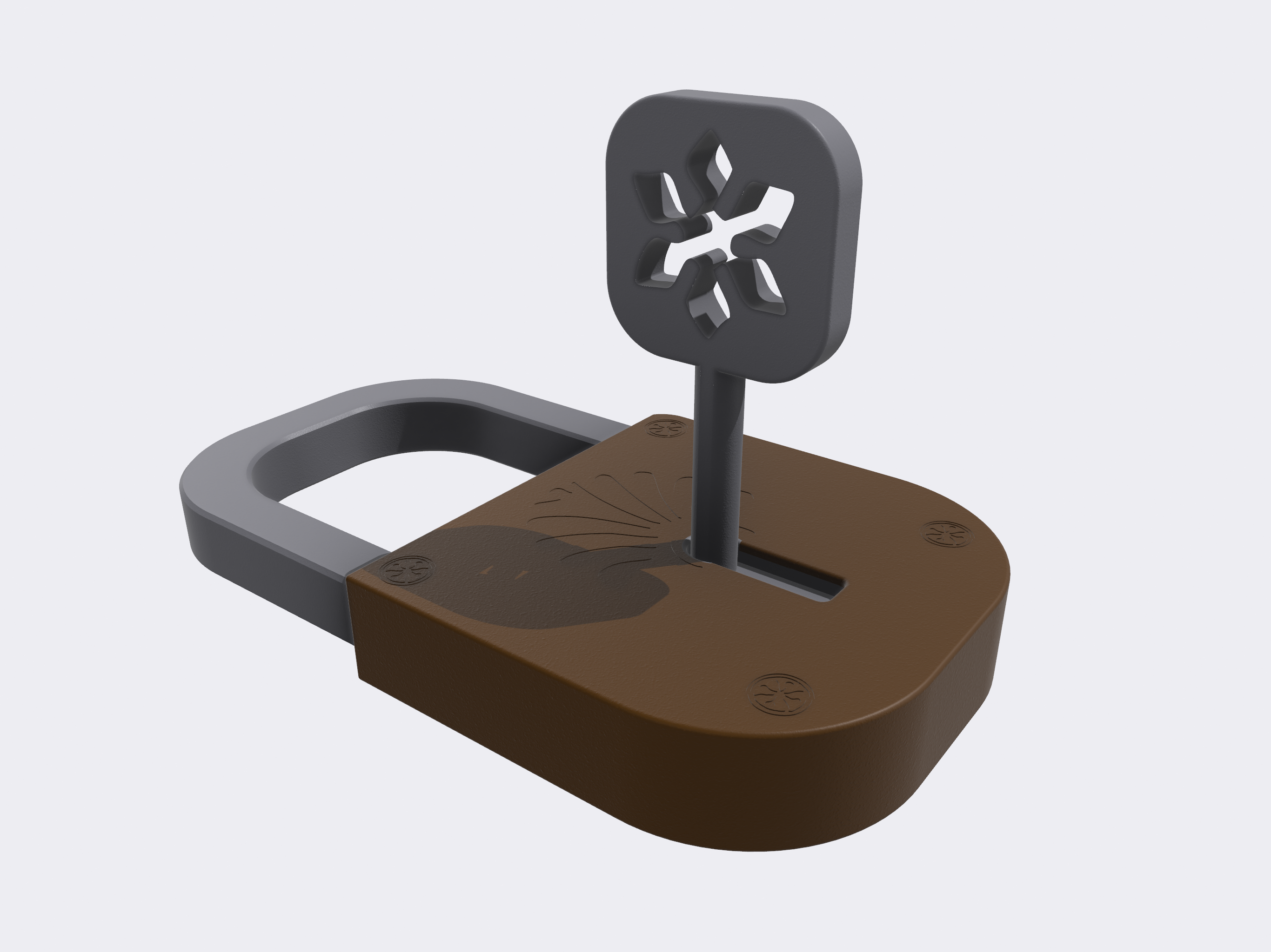 Miniatura 8 do modelo 3D Fully functional Padlock