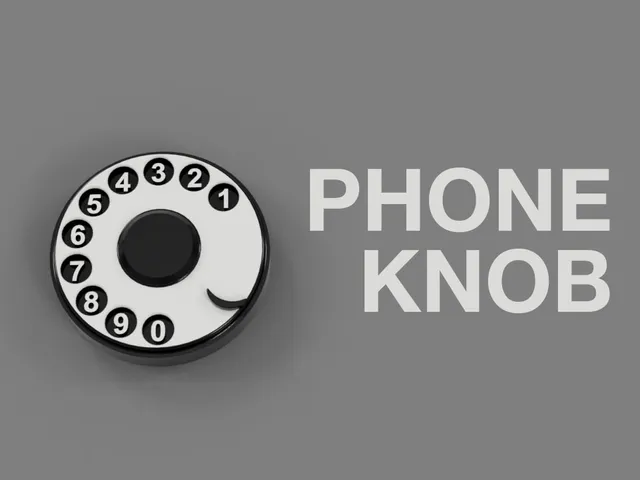 Old phone type knob