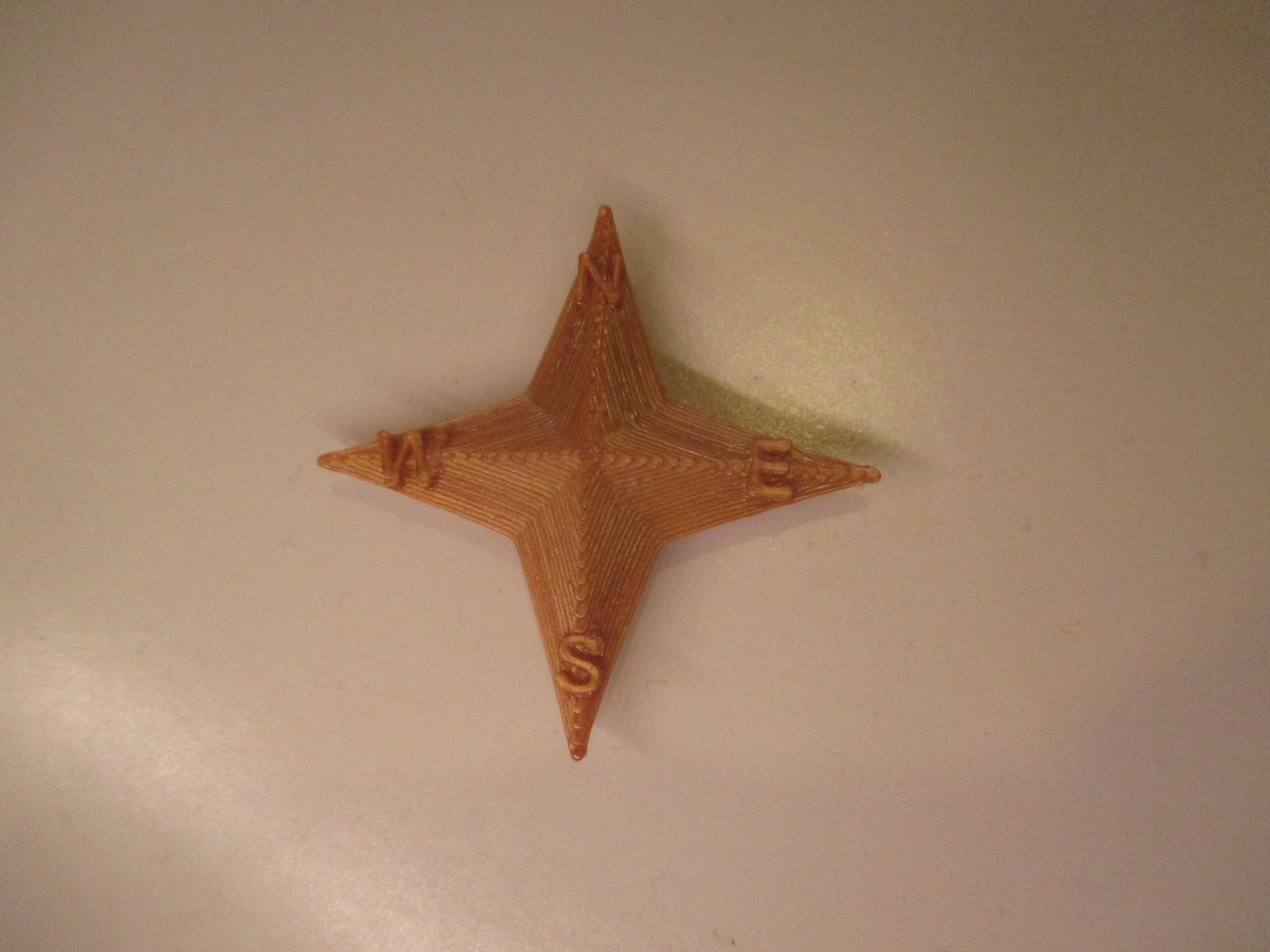 Compass rose lcd knob