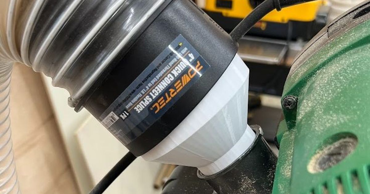 Metabo Dust collection adapter by rootsuid Download free STL model