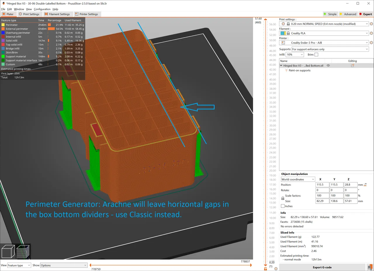 STL file Ammo box 6.5 Creedmoor ammunition storage 50 rounds ammo crate  📦・3D printable design to download・Cults