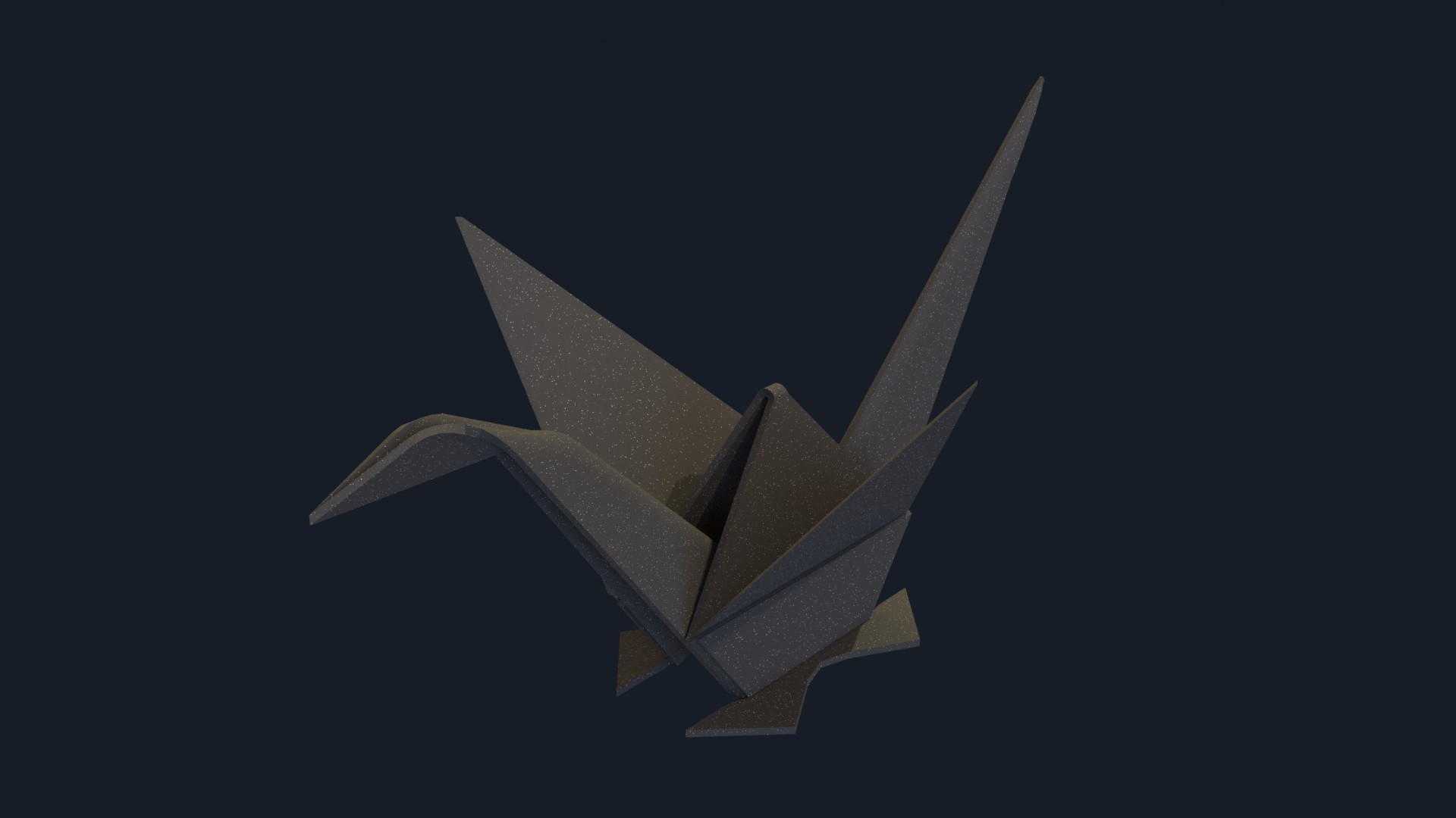 Origami like crane