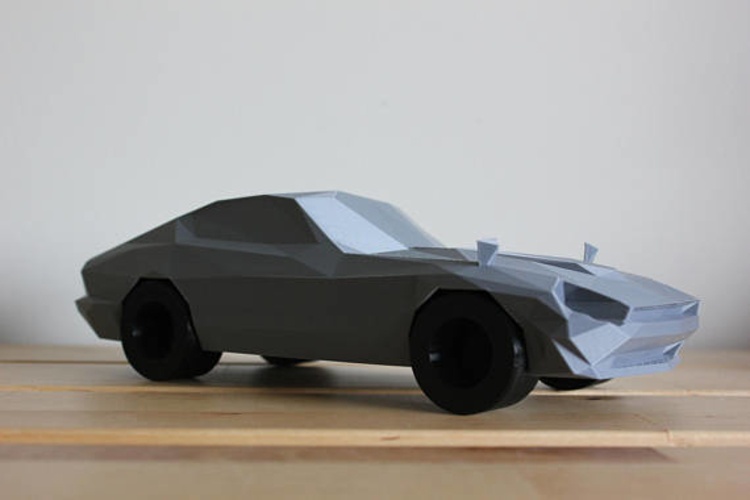 Low-Poly Datsun 240Z by Turtleman | Download free STL model ...