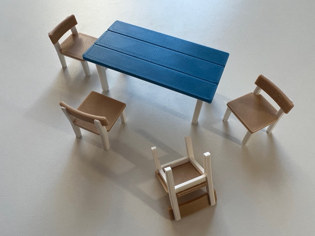 Dollhouse Dining Table Set