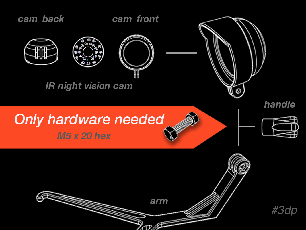Miniatura 6 do modelo 3D Prusa Camera Mount