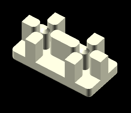 Extruded aluminium t-slot 1x2 inch double end cap