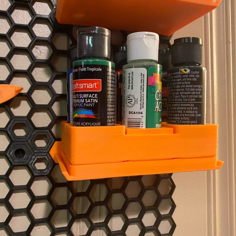 3x2 Craft Smart paint bottle organizer, Gridfinity format by WhatFreshHell, Download free STL model