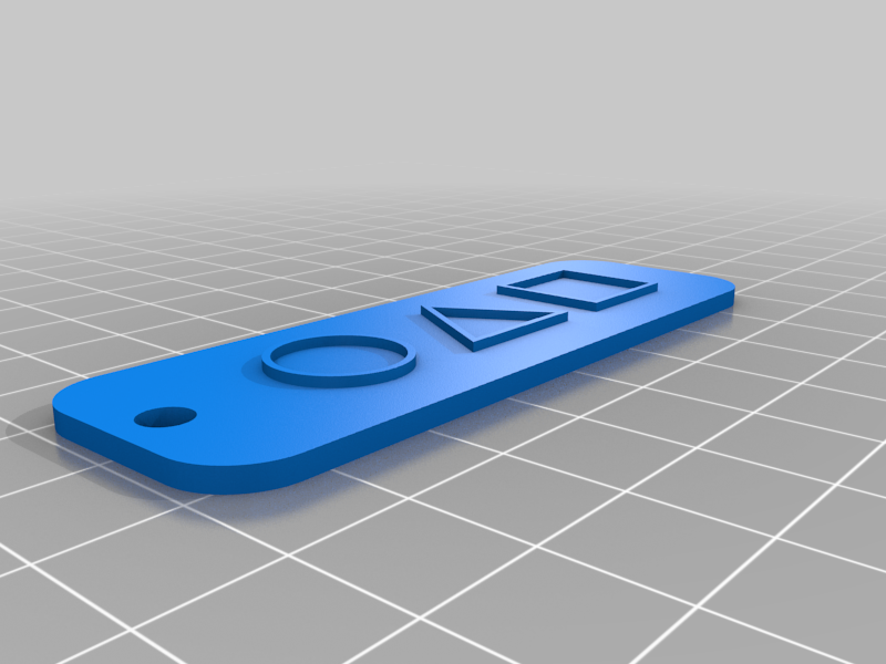 Miniatura 2 do modelo 3D Squid Games Keychain