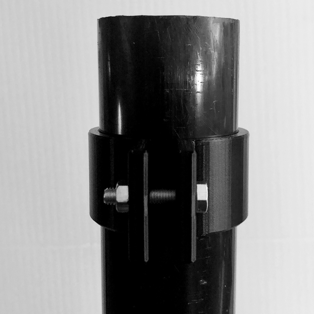 1.5" ABS Pipe Clamp by Chipped Builds Ashley Download free STL