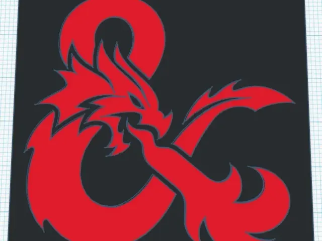 D&D Logo - Base and Inlay