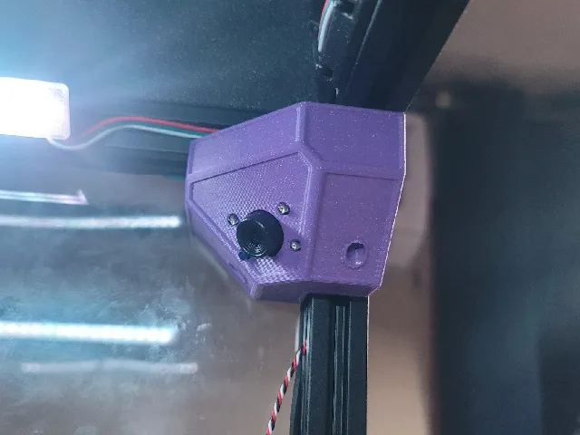 Replacement case corner mount for Creality Nebula Cam In ZeroG Nebula Frame. Update Rev2