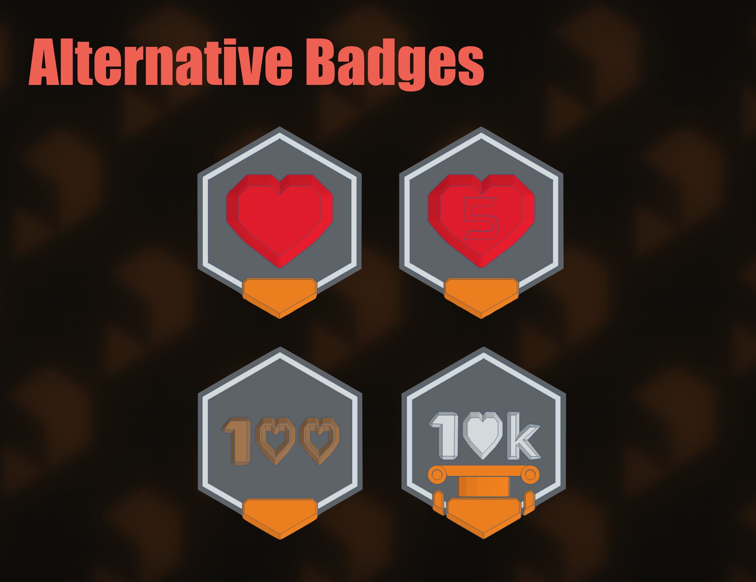 Valentines Printables Number of Likes Badges - Unofficial Fan Made — miniatura 11