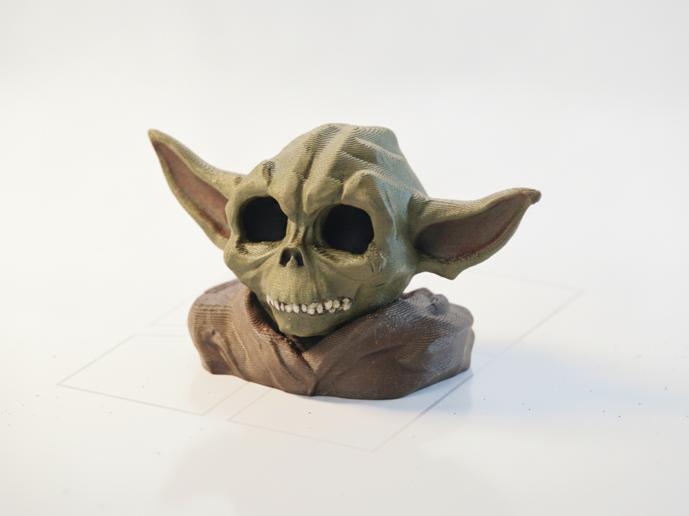 Yoda Skull Star Wars Sculpture 3D Printable