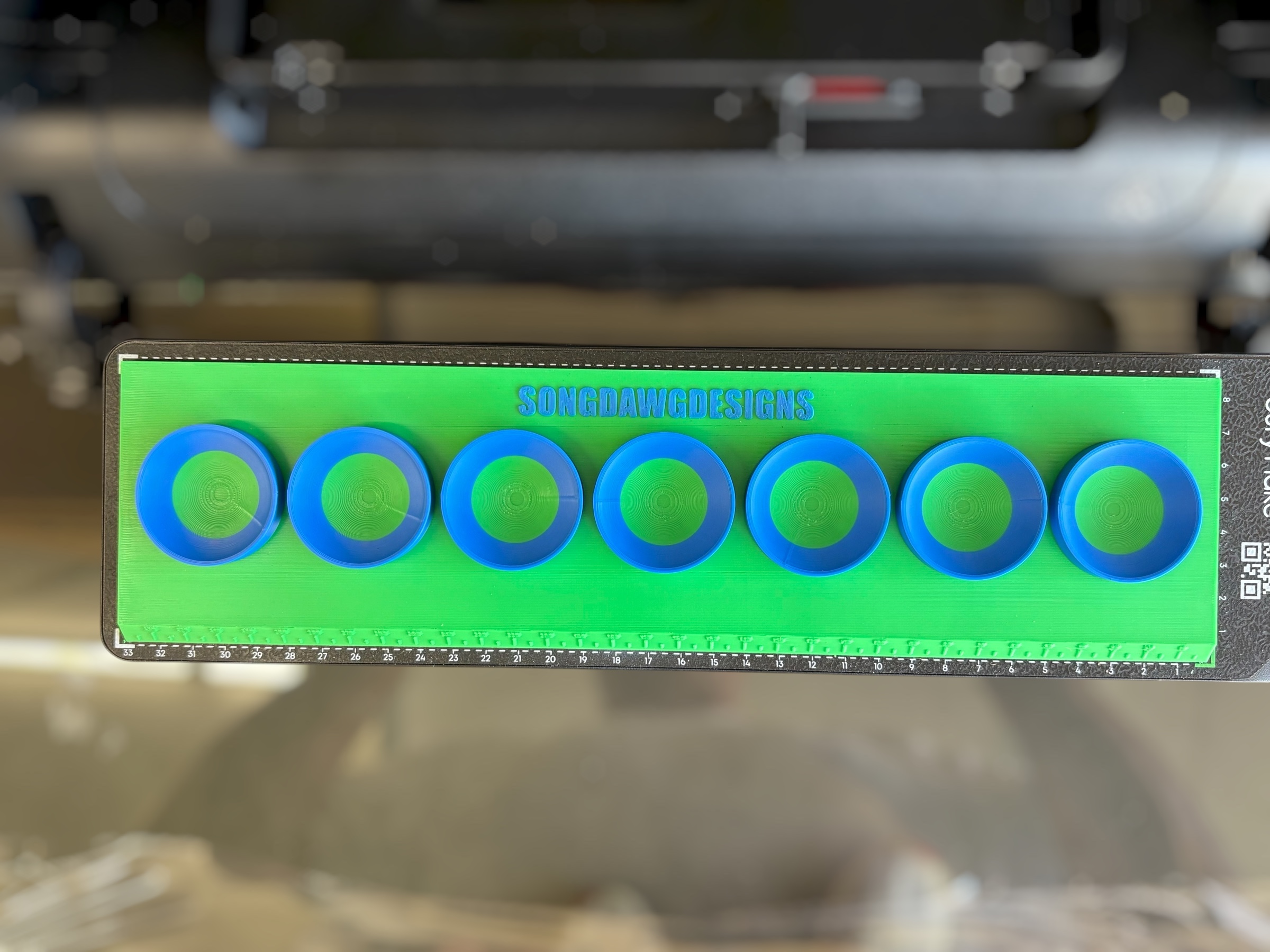 EufyMake E1 7-Slot Golf & Ping Pong Ball UV Printing Jig