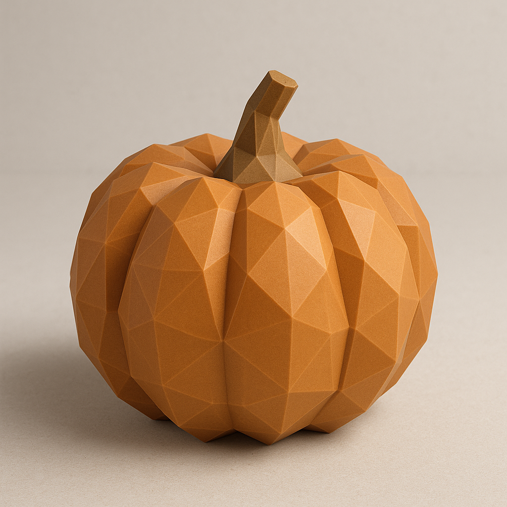 Abstract Pumpkin Sculpture