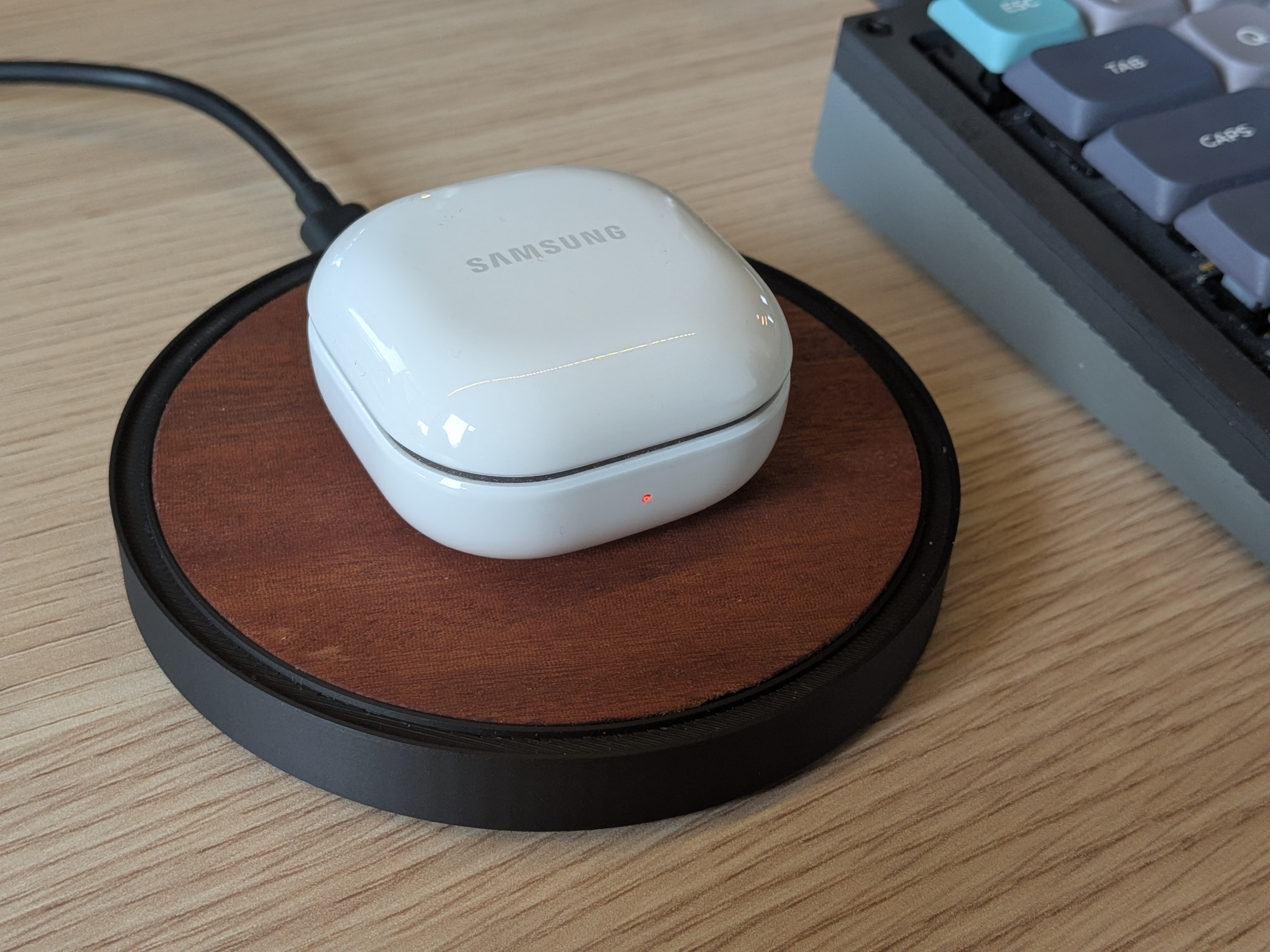 Ikea LIVBOJ wireless charger circular case 3D model