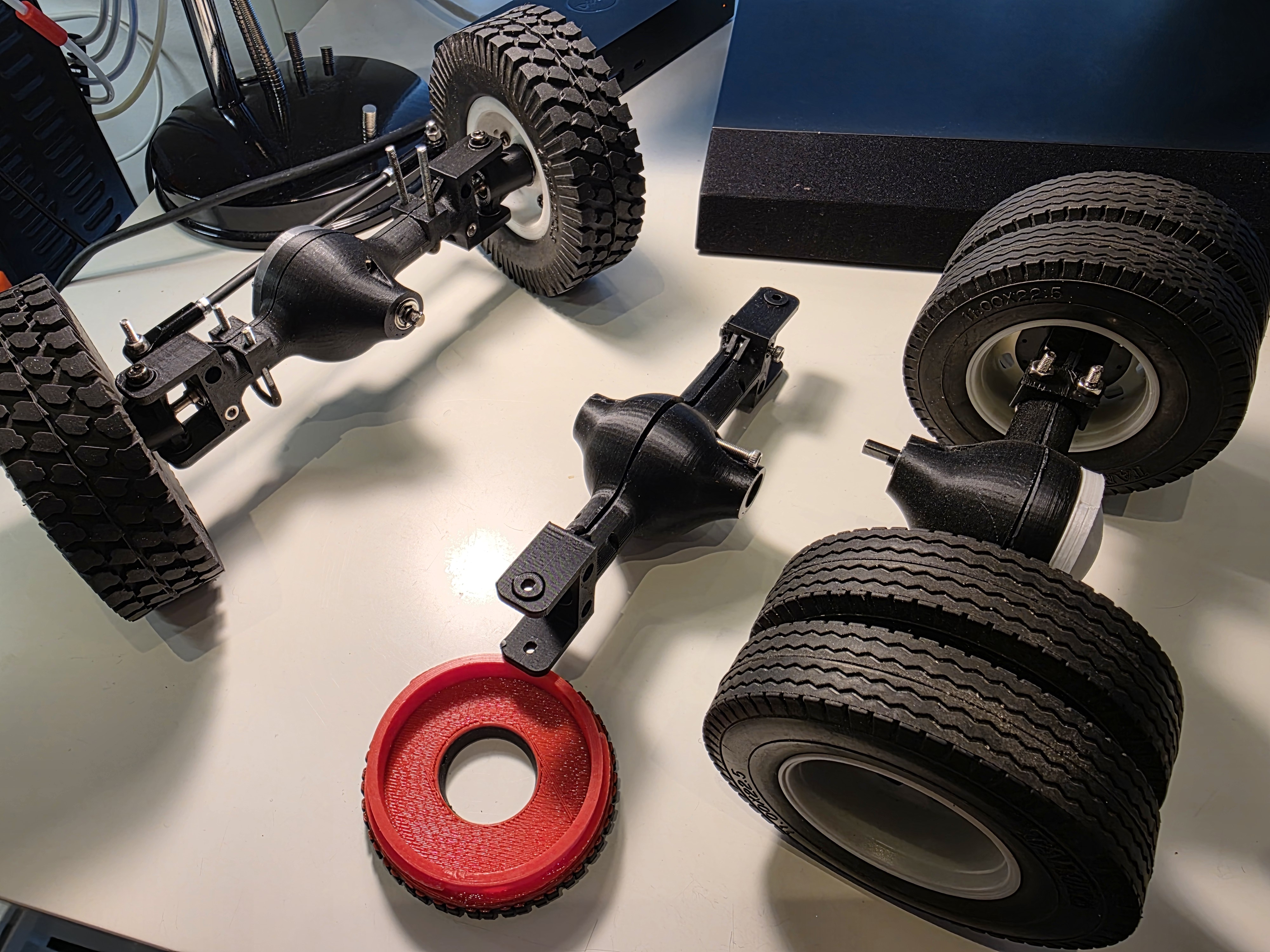 Tamiya High Lift / tractor truck axle / CC01 axle