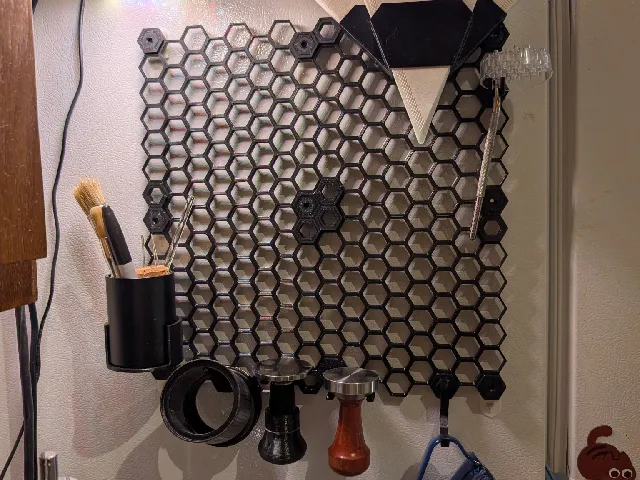 Honeycomb Coffee Wall (parts)