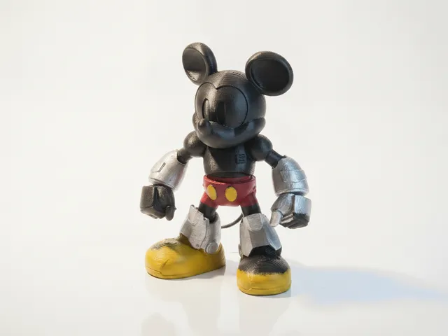 Mech Suit Mickey Mouse Robot Figure 3D Printable