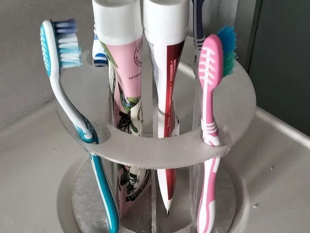 Round Toothbrush Holder